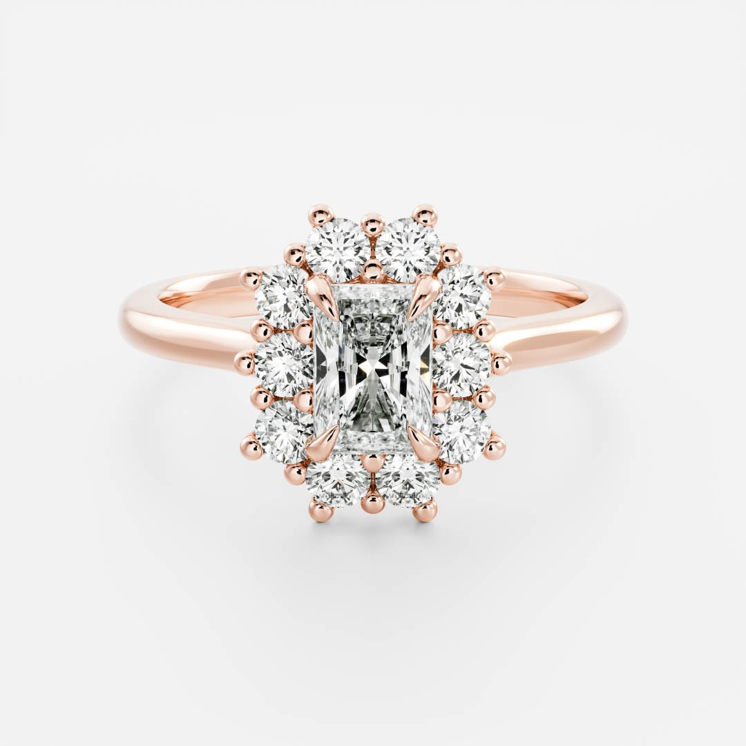 Solitaire- 1.0 CT Oval Moissanite Engagement Ring