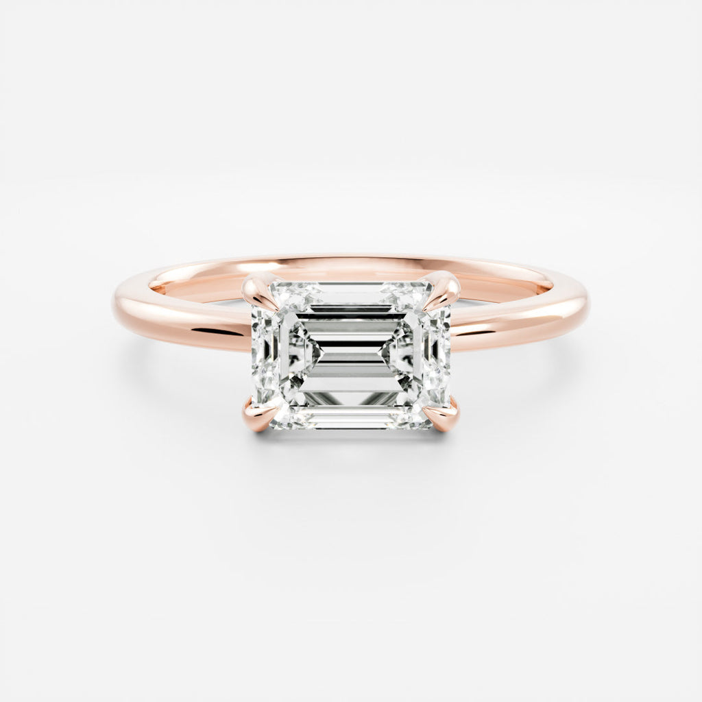 Solitaire-Oval Lab Grown Diamond Engagement Ring