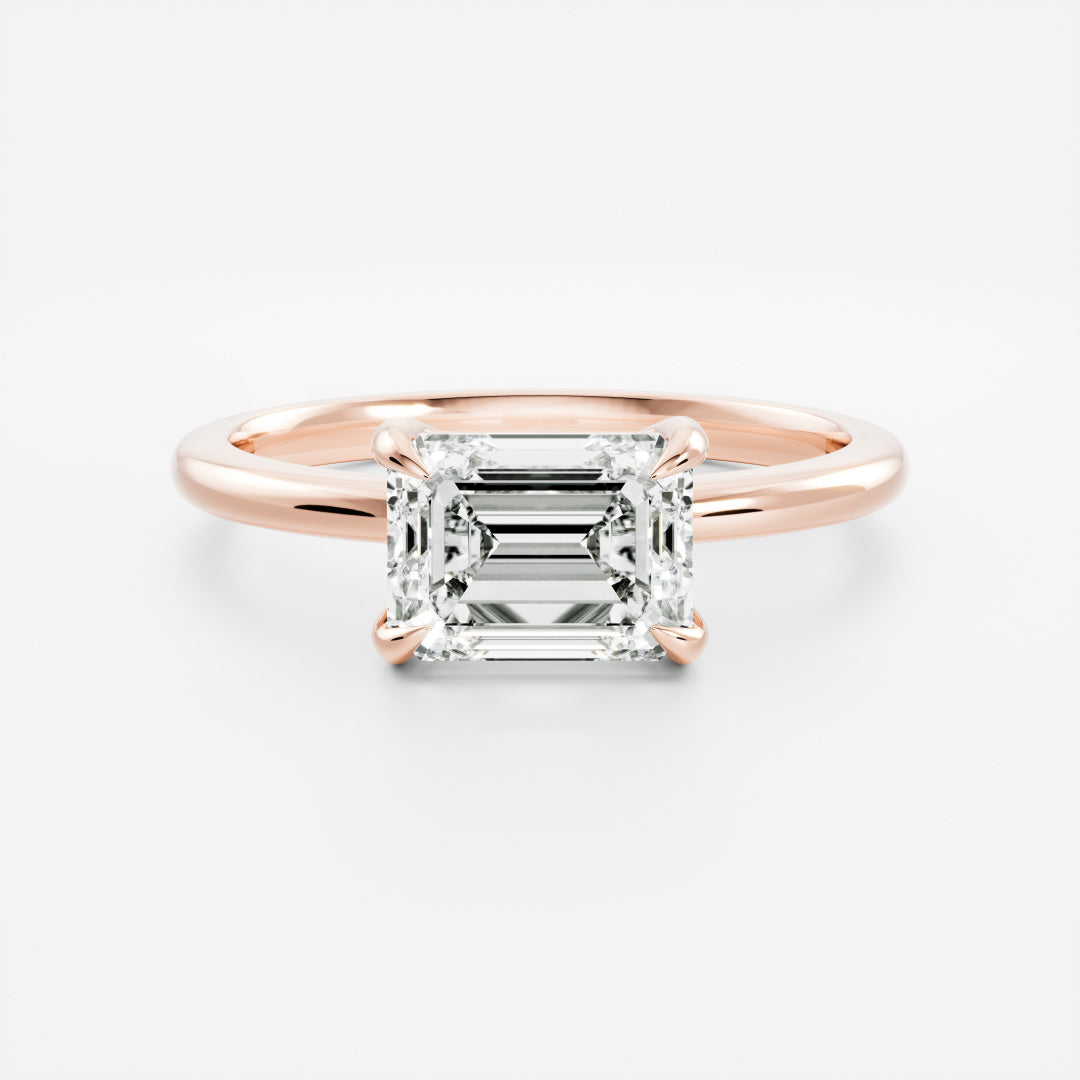 Solitaire-Oval Lab Grown Diamond Engagement Ring