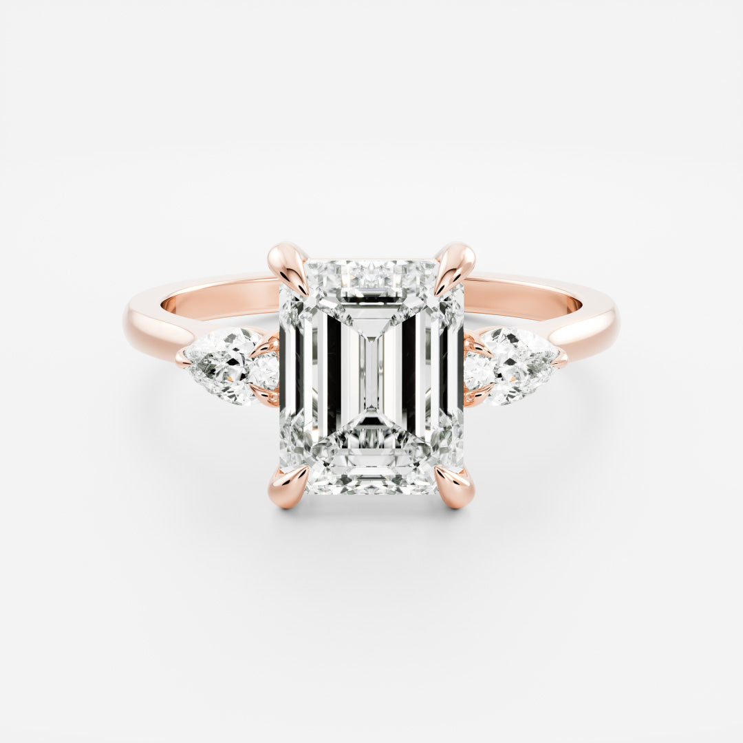 Solitaire- 1.0 CT Oval Moissanite Engagement Ring