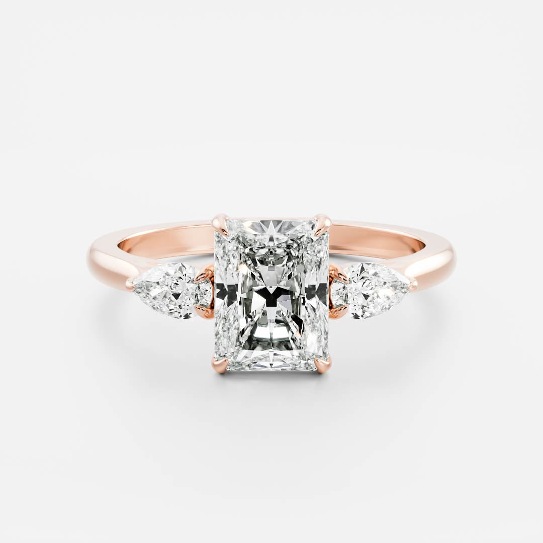 Solitaire- 1.0 CT Oval Moissanite Engagement Ring