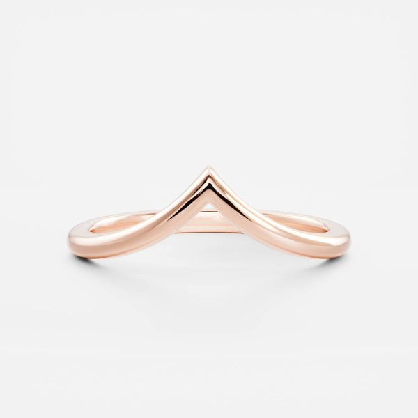 Chevron Plain- Wedding Band - Chevron Plain- Wedding Band