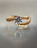 Solitaire-Oval Lab Grown Diamond Engagement Ring