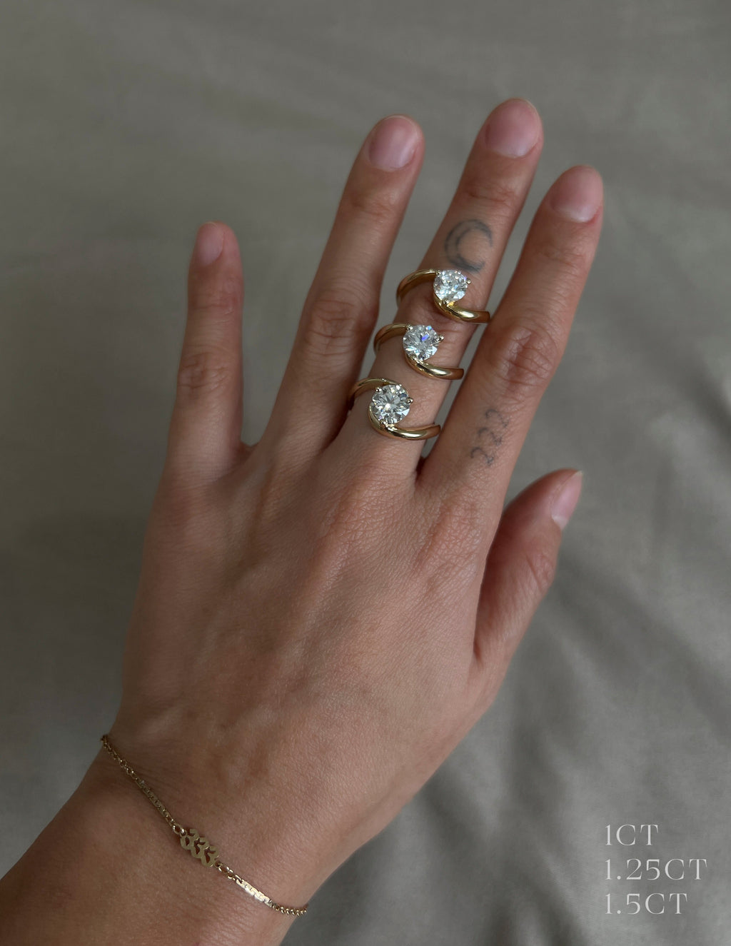 Solitaire Rapture & Pave Band- Oval Lab Grown Diamond Bridal Set