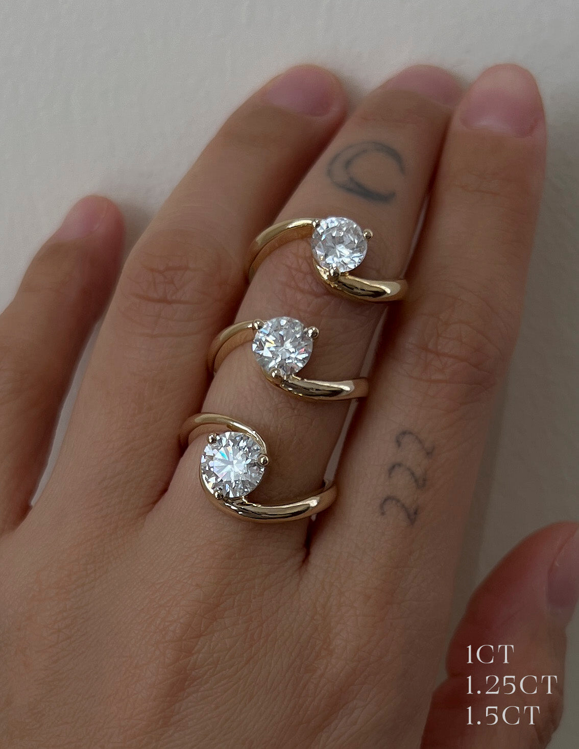 Solitaire Rapture & Pave Band- Oval Lab Grown Diamond Bridal Set