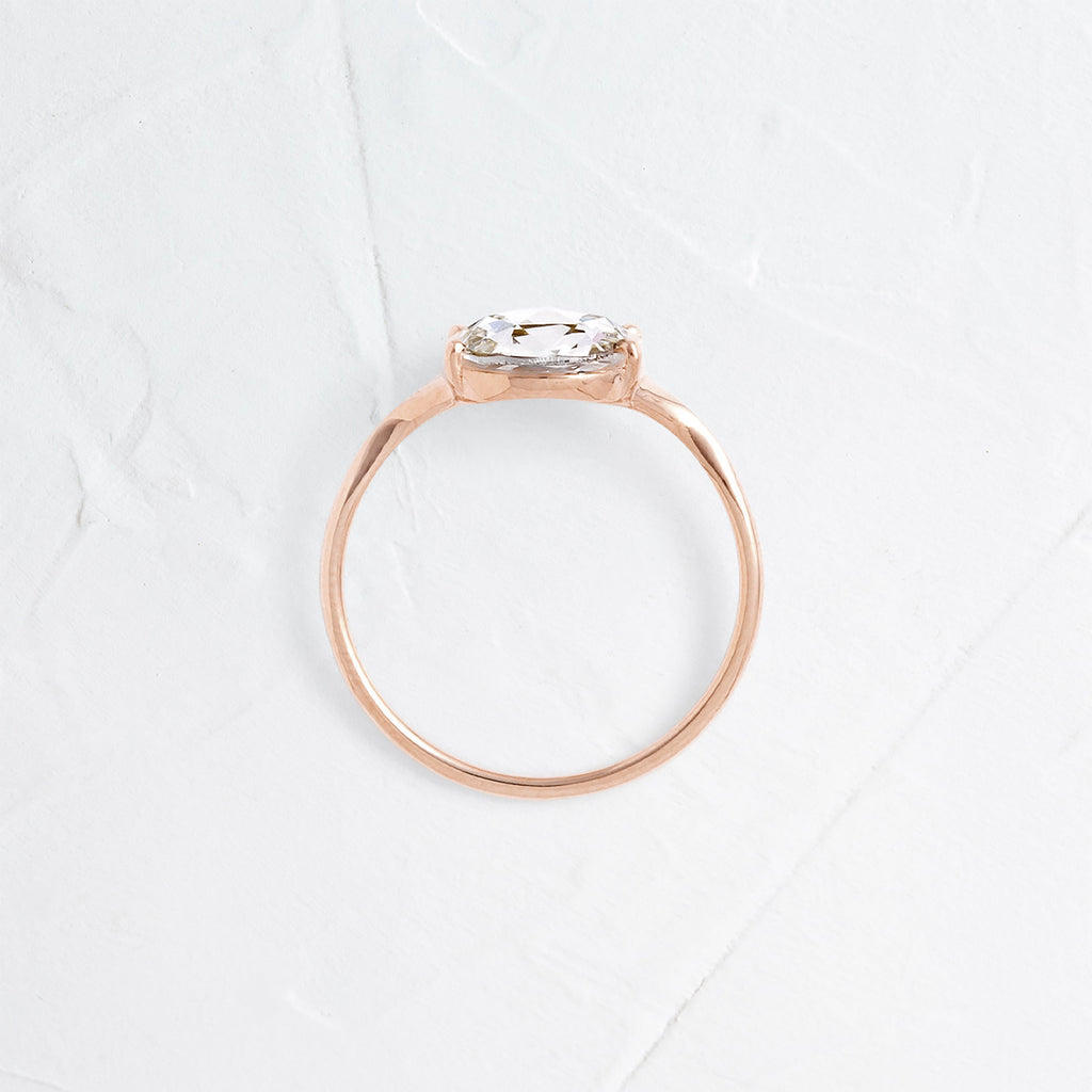 Solitaire-Oval Lab Grown Diamond Engagement Ring