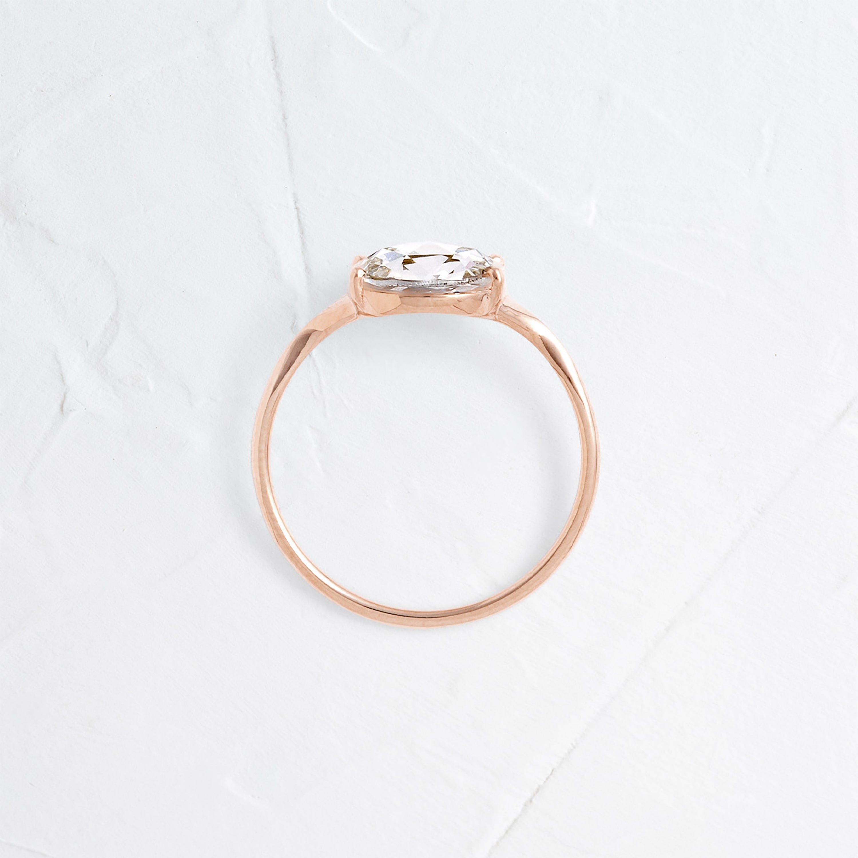 Solitaire-Oval Lab Grown Diamond Engagement Ring