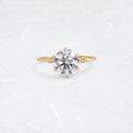 Solitaire-Oval Lab Grown Diamond Engagement Ring