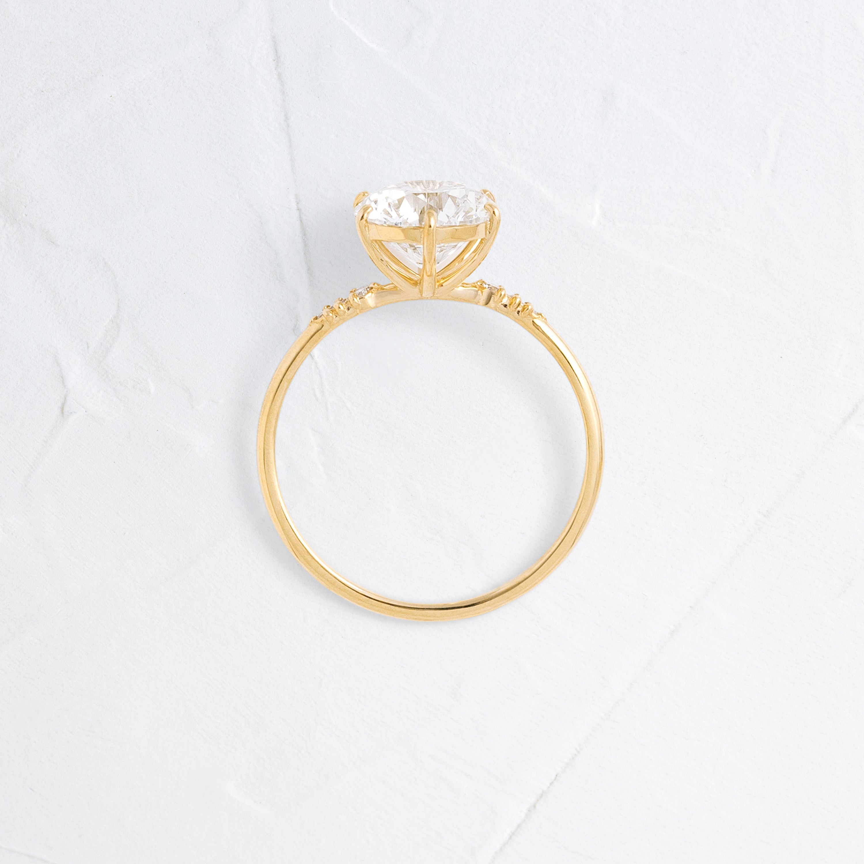 Solitaire-Oval Lab Grown Diamond Engagement Ring