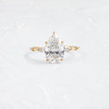 Solitaire-Oval Lab Grown Diamond Engagement Ring