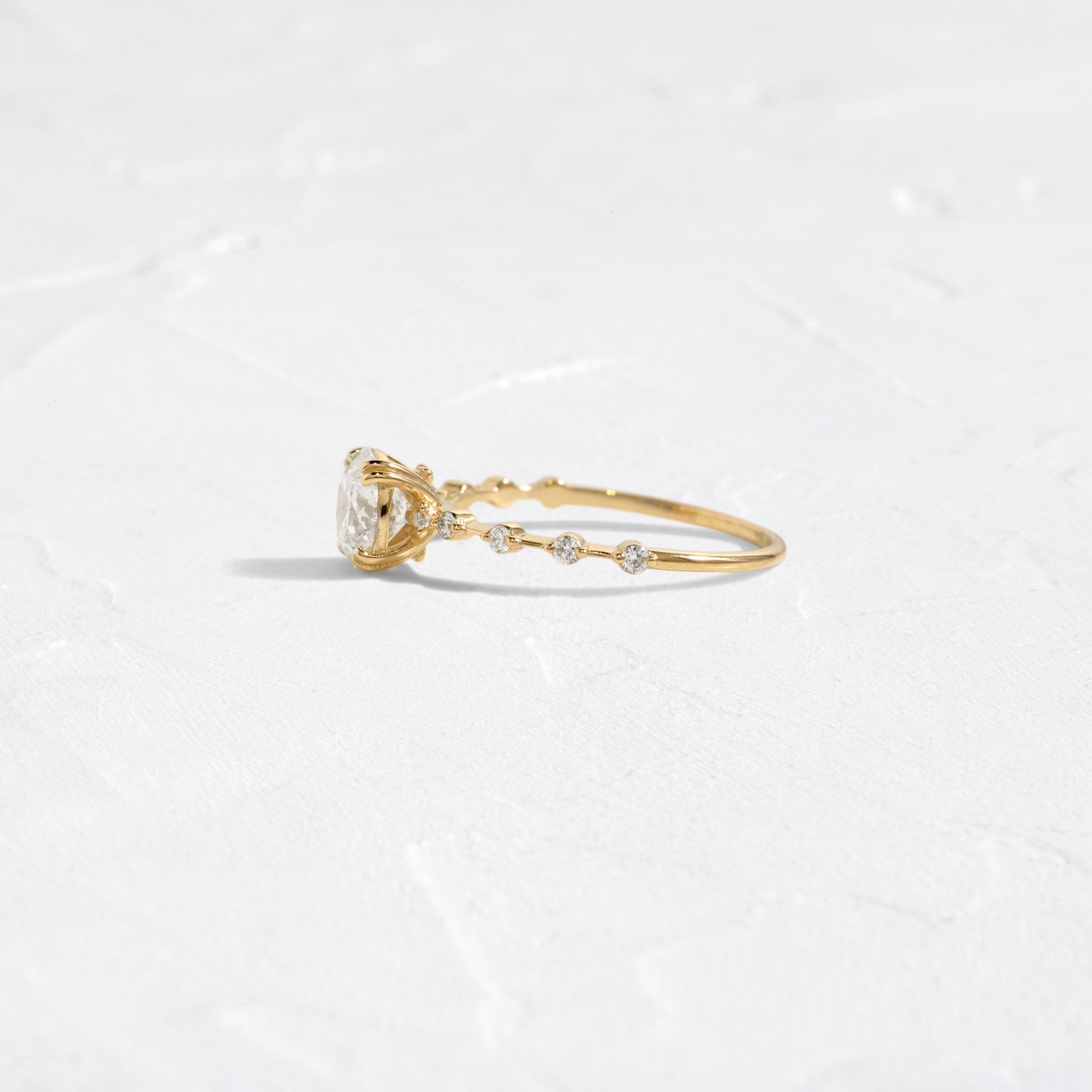 Solitaire-Oval Lab Grown Diamond Engagement Ring