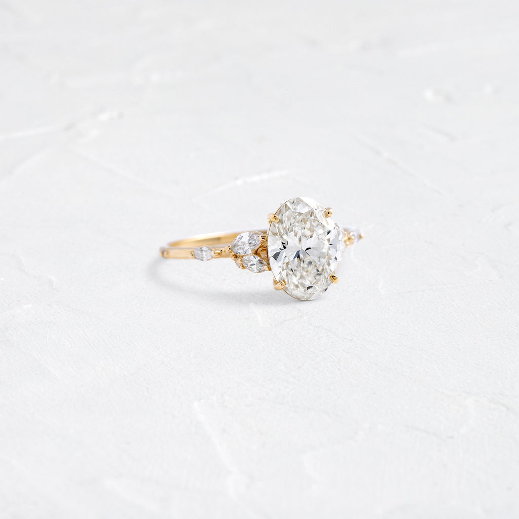 Solitaire-Oval Lab Grown Diamond Engagement Ring