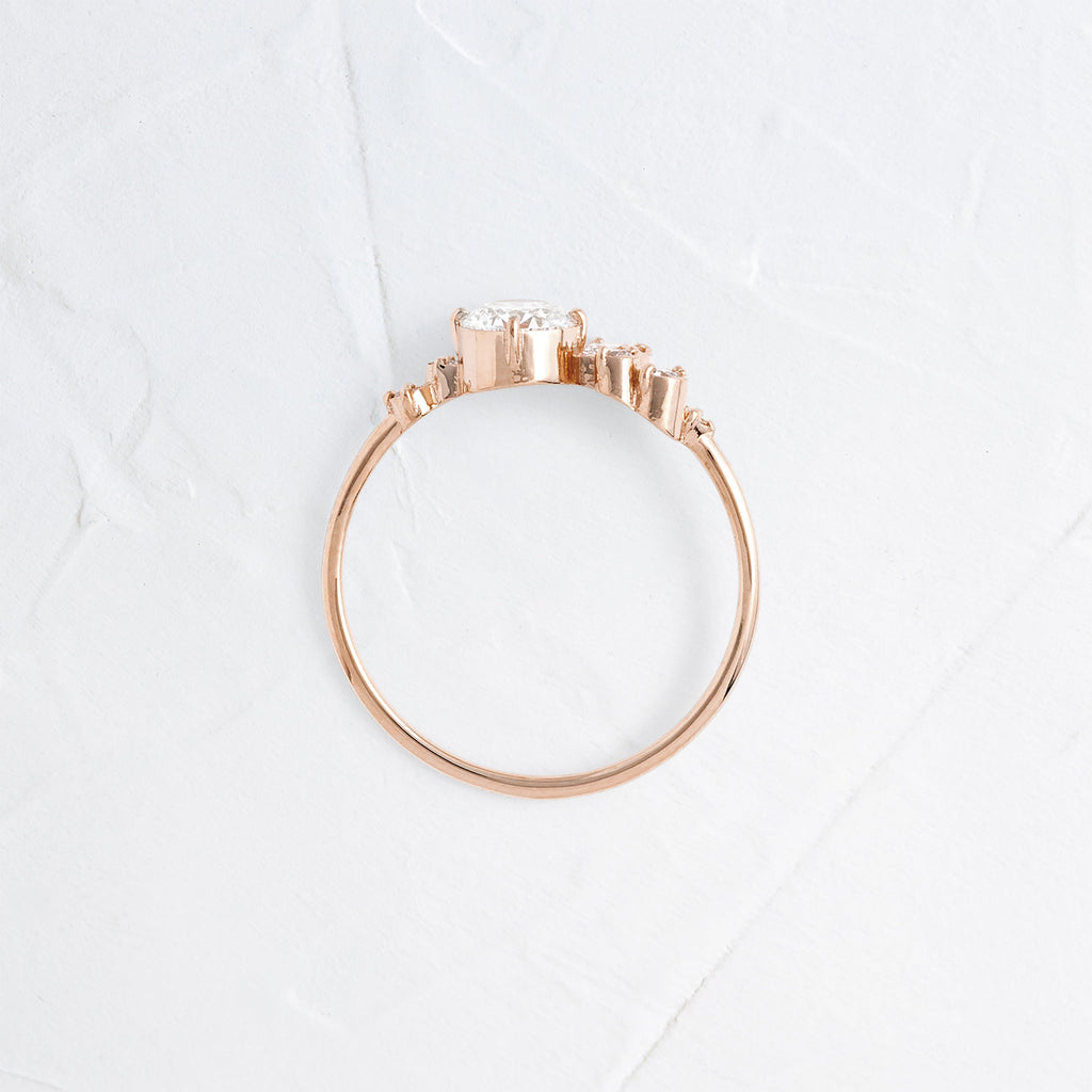 Solitaire-Oval Lab Grown Diamond Engagement Ring