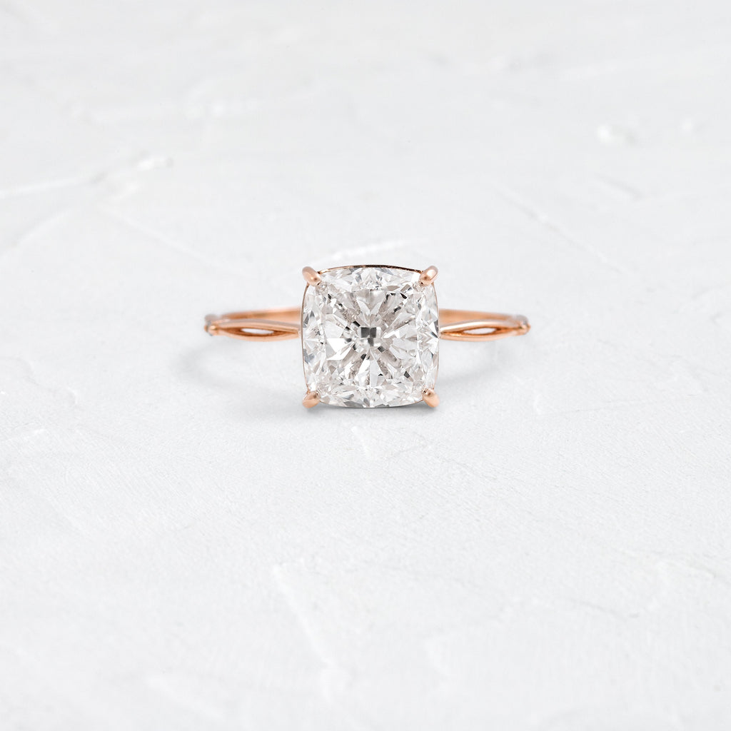 Solitaire-Oval Lab Grown Diamond Engagement Ring