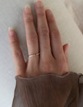 Flush Setting | Stackable Ring- 0.02 CT Round Moissanite Wedding Band