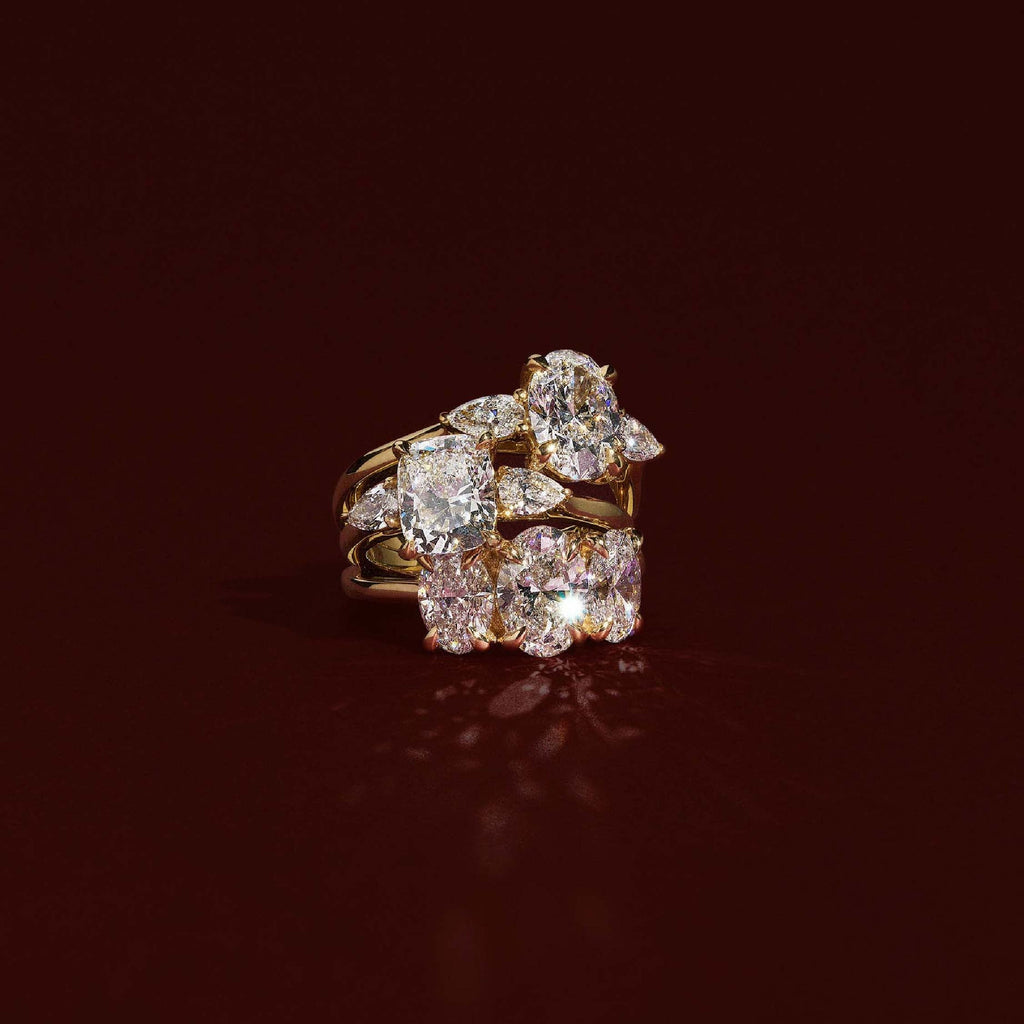 Solitaire- 1.0 CT Oval Moissanite Engagement Ring