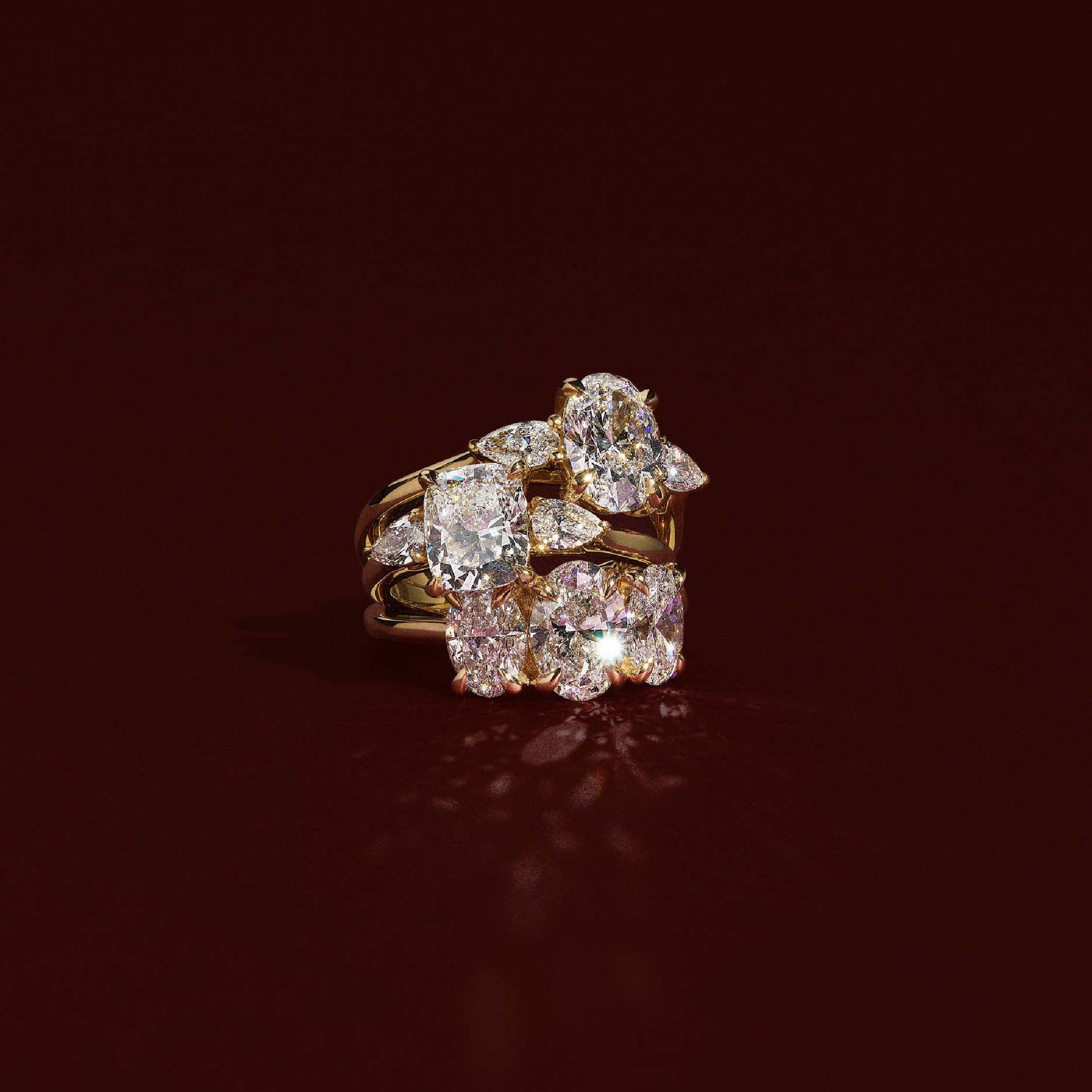 Solitaire- 1.0 CT Oval Moissanite Engagement Ring