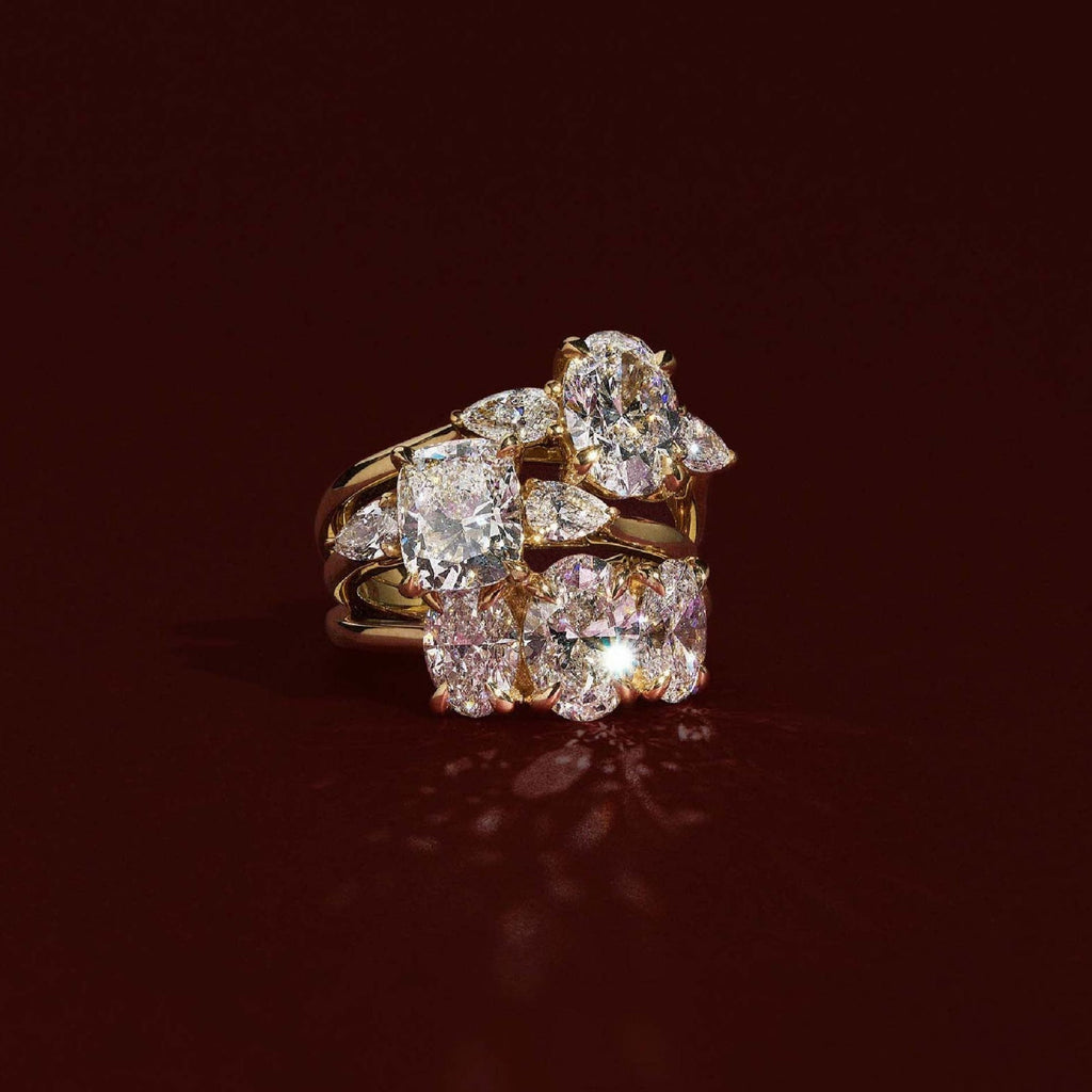 Solitaire- 1.0 CT Oval Moissanite Engagement Ring
