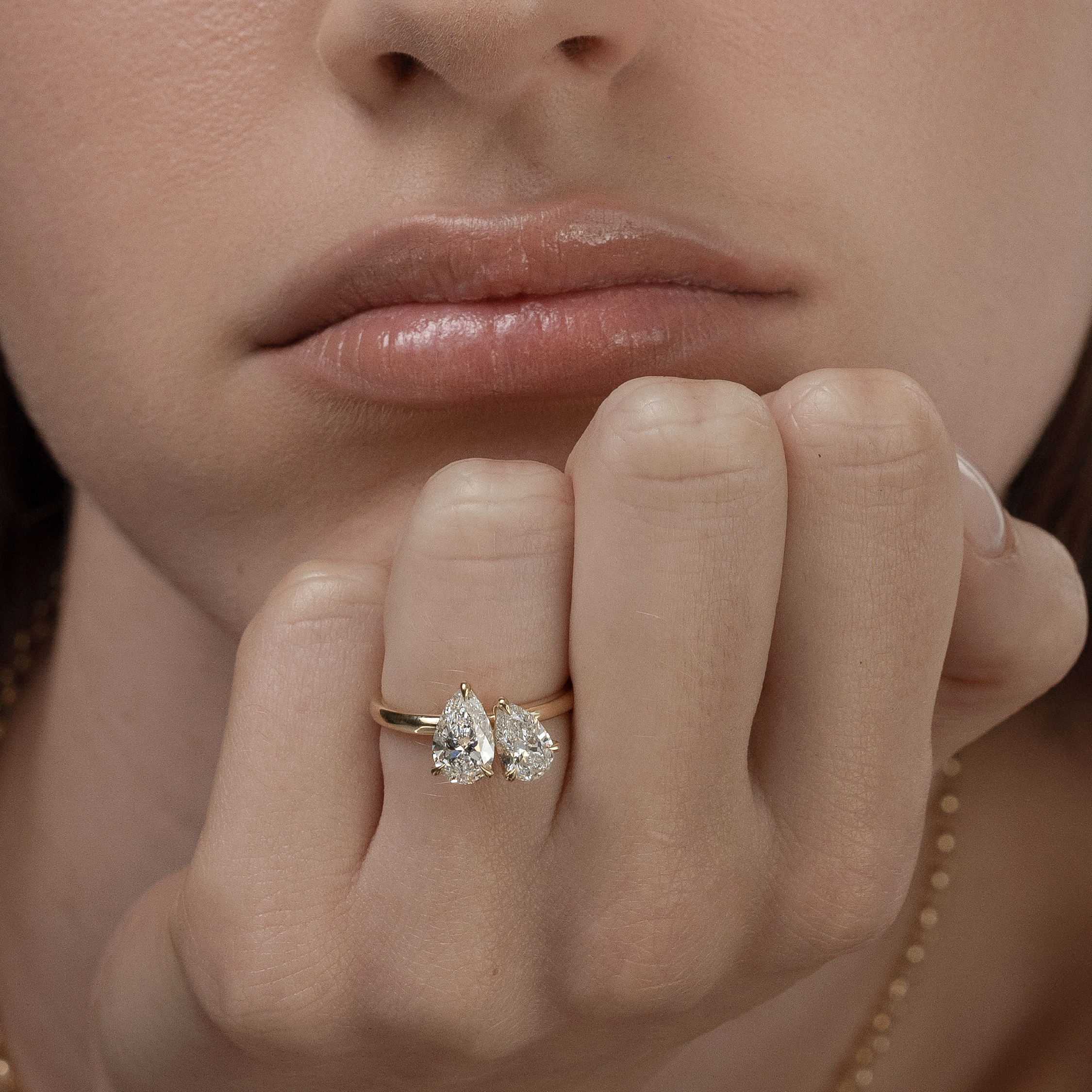 Solitaire-Oval Lab Grown Diamond Engagement Ring