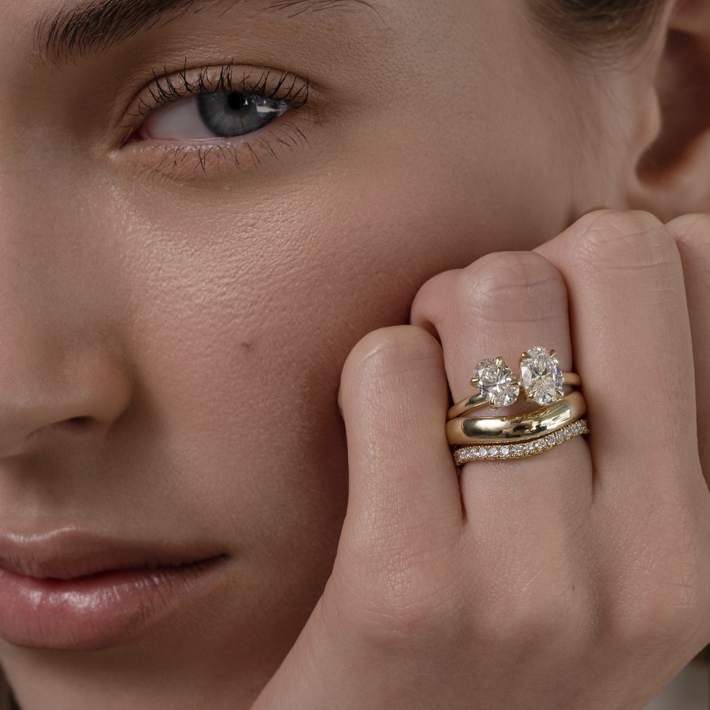 Solitaire-Oval Lab Grown Diamond Engagement Ring