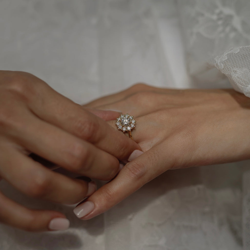 Solitaire- 1.0 CT Oval Moissanite Engagement Ring