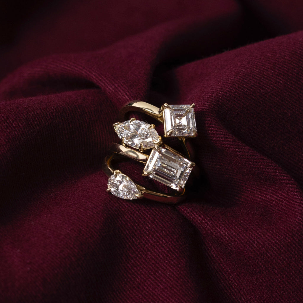 Solitaire- 1.0 CT Oval Moissanite Engagement Ring