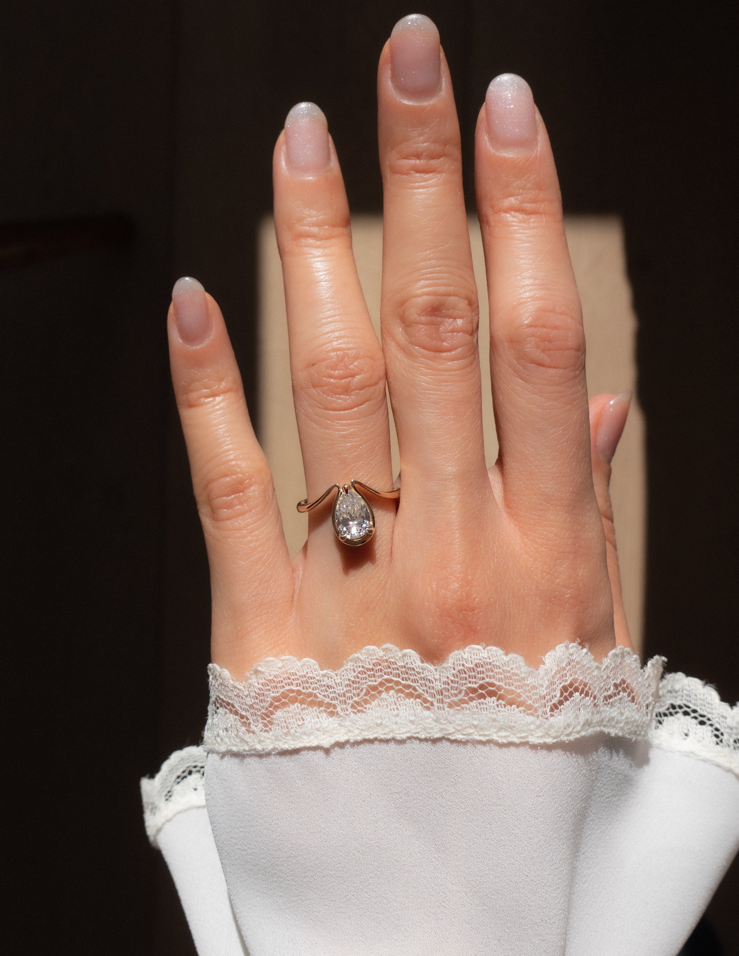 Solitaire-Oval Lab Grown Diamond Engagement Ring