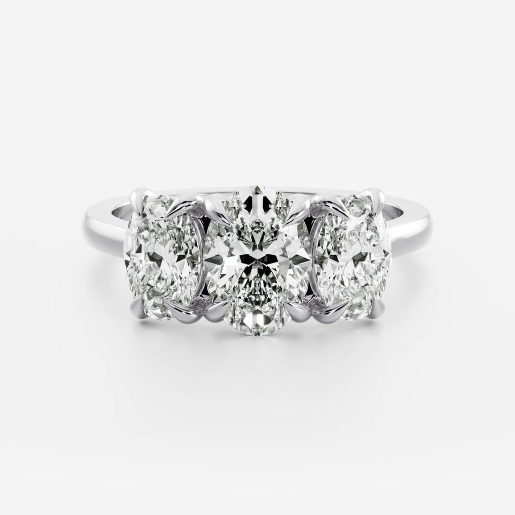Solitaire-Oval Lab Grown Diamond Engagement Ring