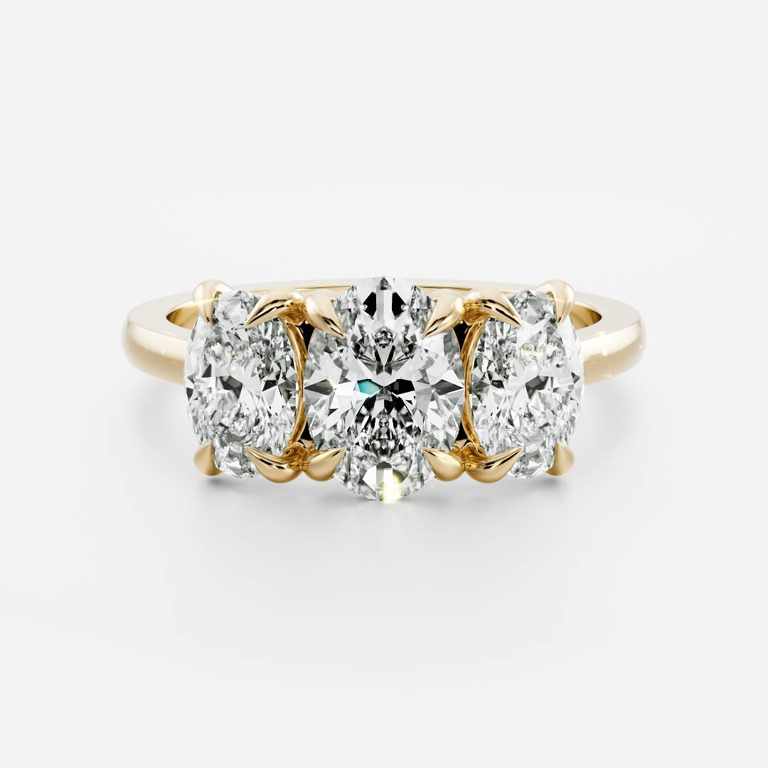 Solitaire-Oval Lab Grown Diamond Engagement Ring