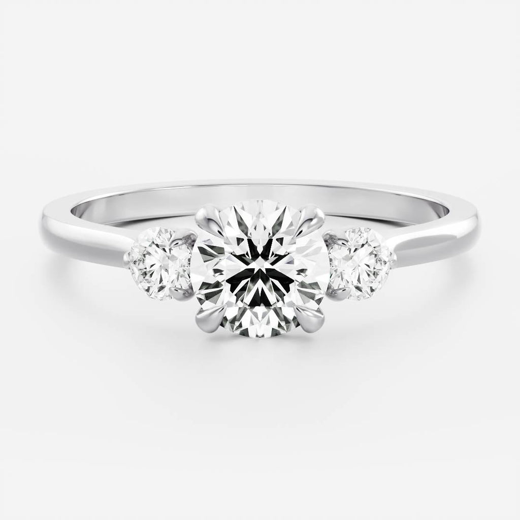 Solitaire- 1.0 CT Oval Moissanite Engagement Ring