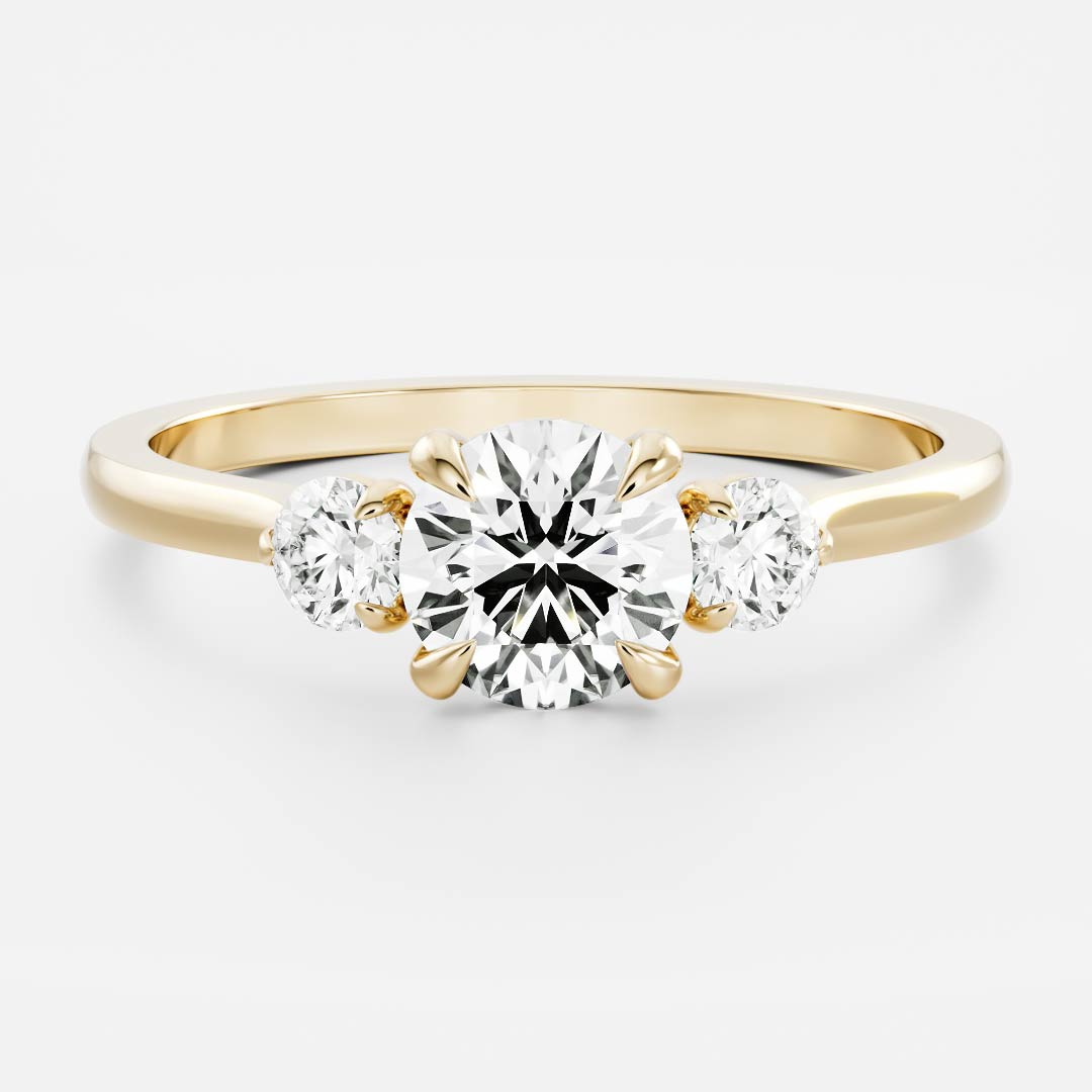 Solitaire- 1.0 CT Oval Moissanite Engagement Ring