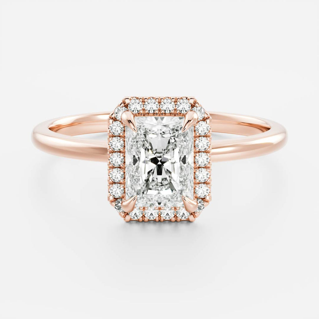 Solitaire- 1.0 CT Oval Moissanite Engagement Ring