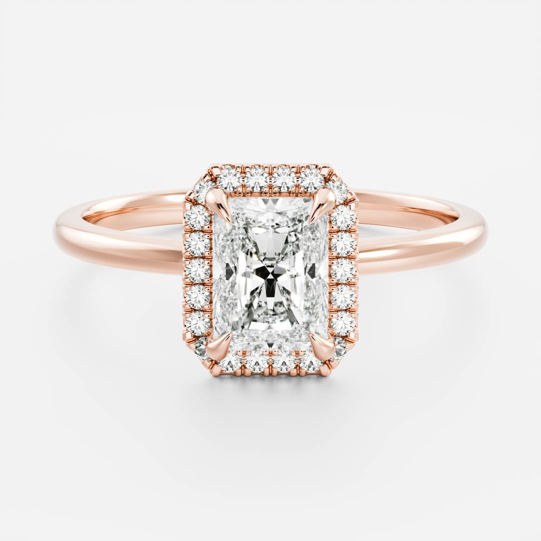 Solitaire- 1.0 CT Oval Moissanite Engagement Ring