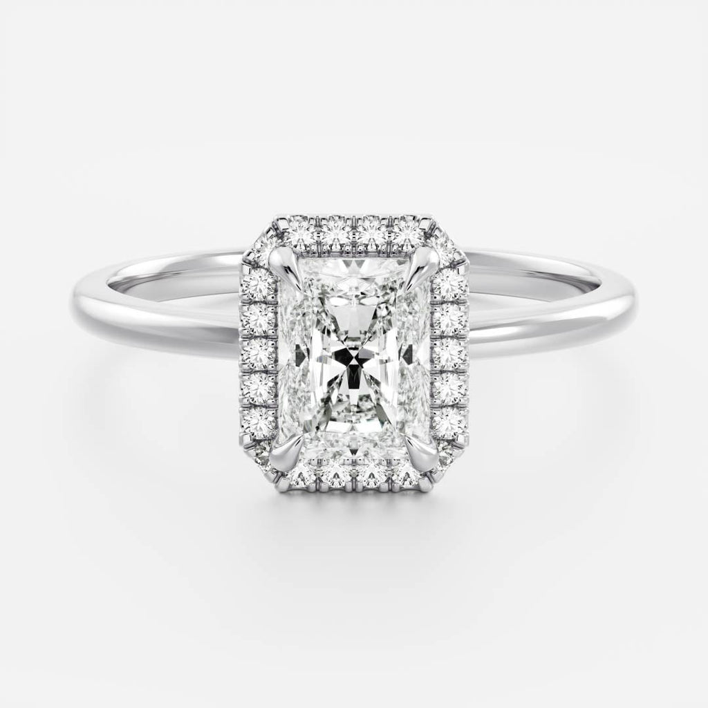 Solitaire- 1.0 CT Oval Moissanite Engagement Ring