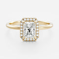 Solitaire- 1.0 CT Oval Moissanite Engagement Ring