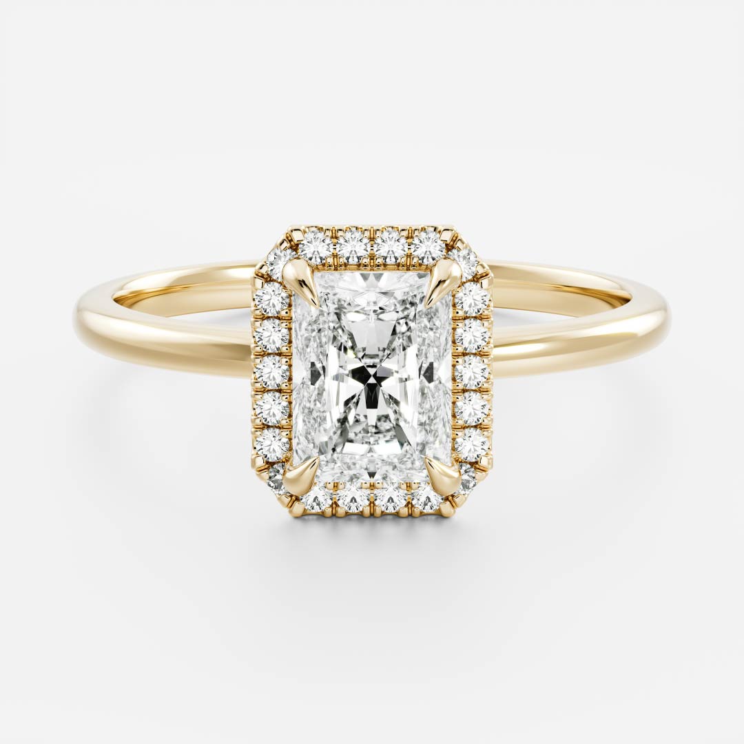 Solitaire- 1.0 CT Oval Moissanite Engagement Ring