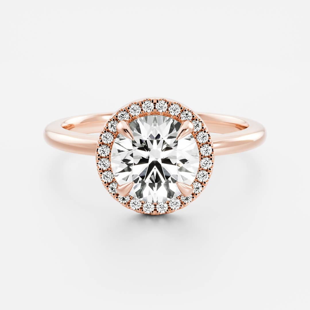 Solitaire-Oval Lab Grown Diamond Engagement Ring