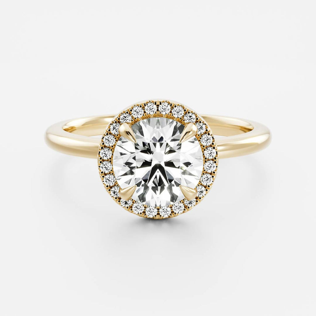 Solitaire- 1.0 CT Oval Moissanite Engagement Ring