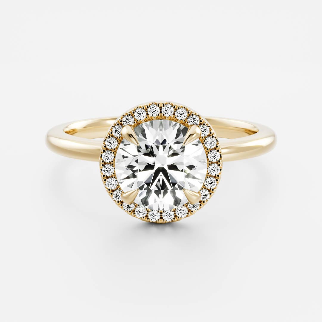 Solitaire- 1.0 CT Oval Moissanite Engagement Ring
