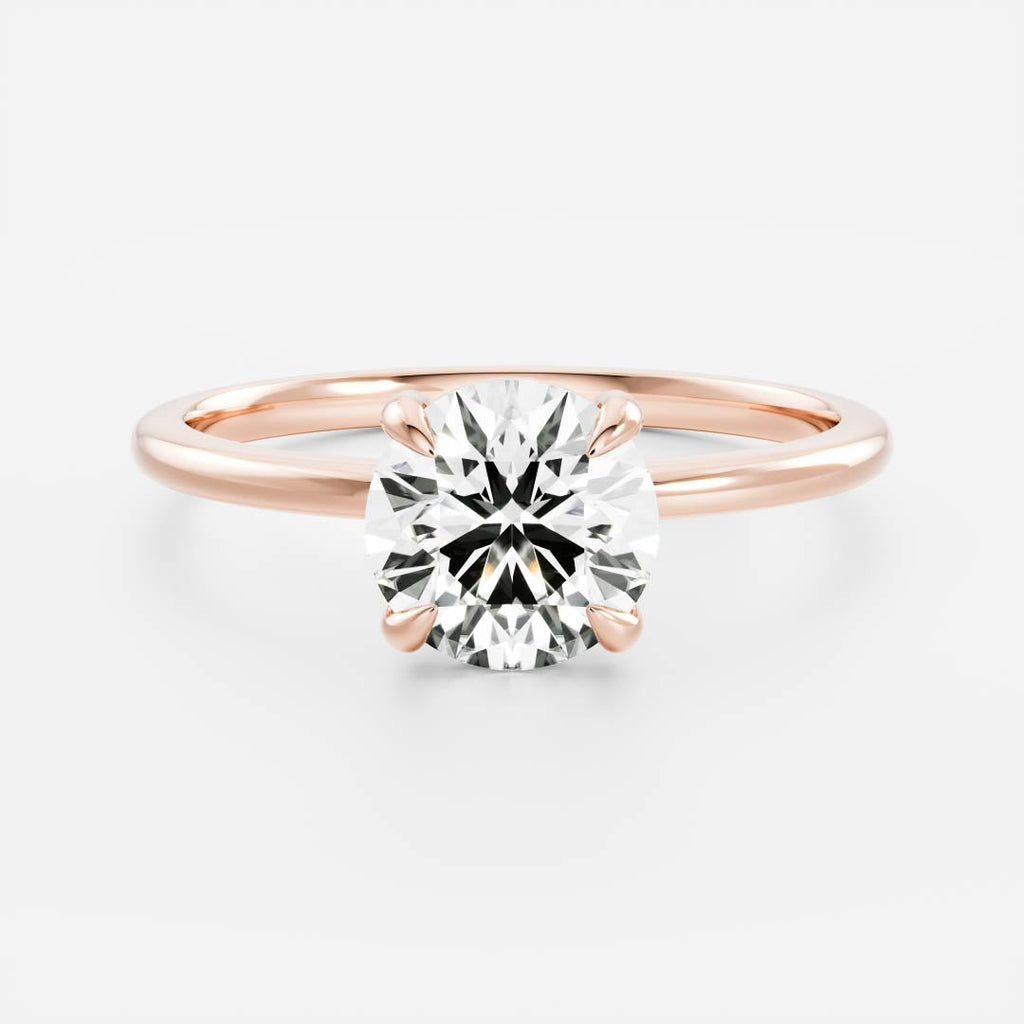 Solitaire-Oval Lab Grown Diamond Engagement Ring