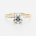 Solitaire-Oval Lab Grown Diamond Engagement Ring