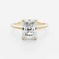 Solitaire-Oval Lab Grown Diamond Engagement Ring