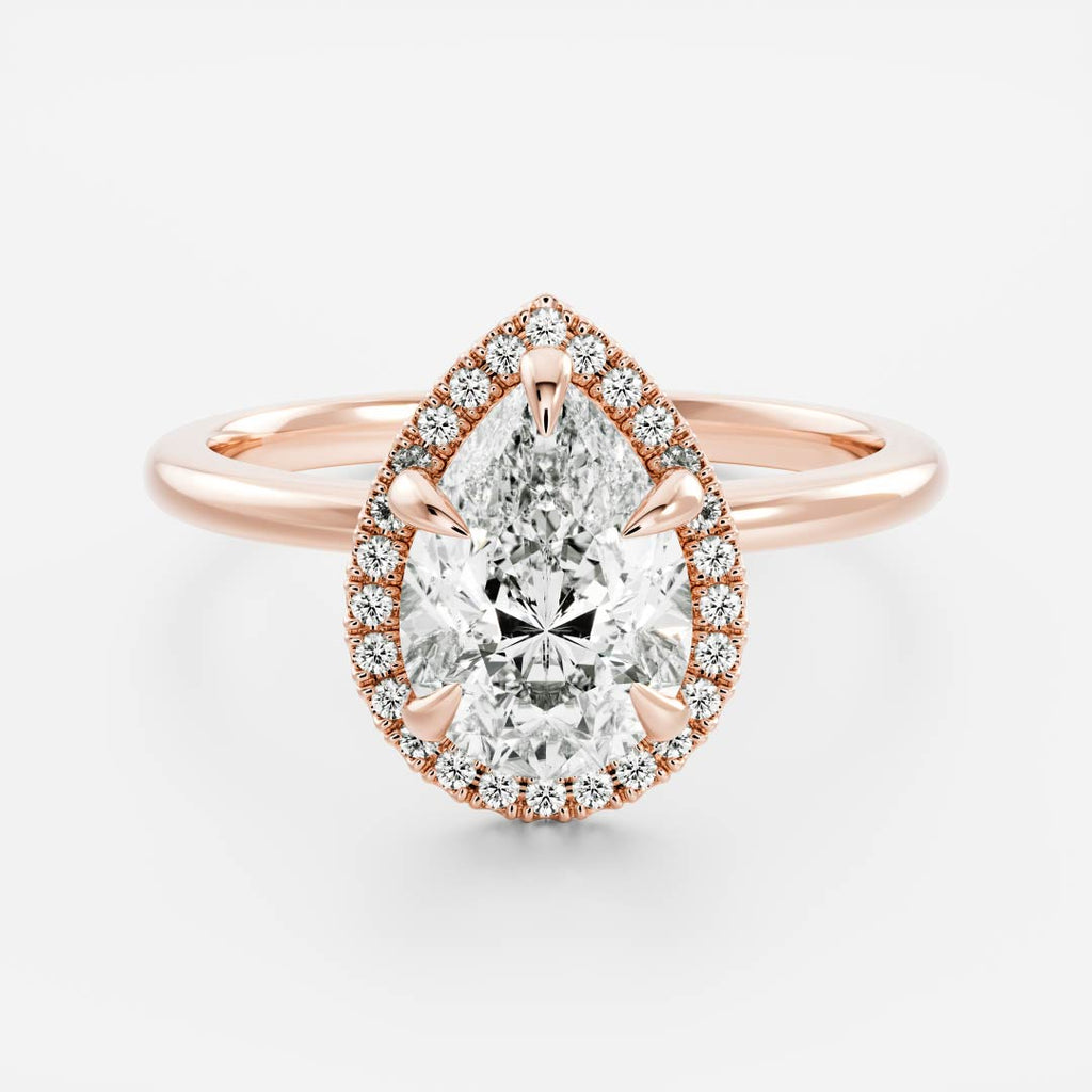 Solitaire-Oval Lab Grown Diamond Engagement Ring