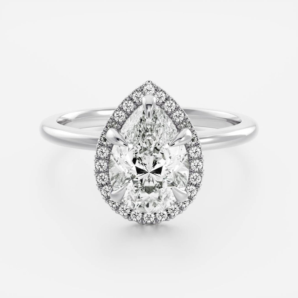 Solitaire-Oval Lab Grown Diamond Engagement Ring