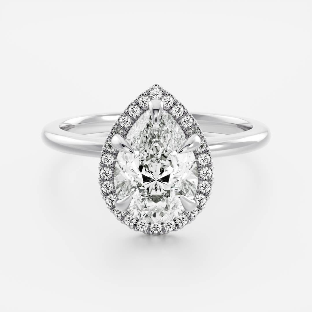 Solitaire- 1.0 CT Oval Moissanite Engagement Ring