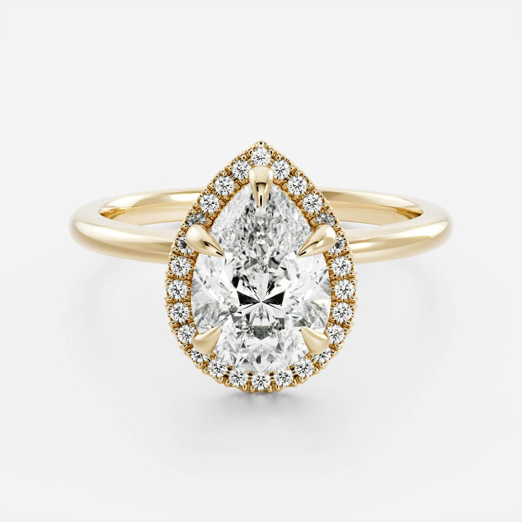 Solitaire- 1.0 CT Oval Moissanite Engagement Ring