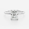 Solitaire-Oval Lab Grown Diamond Engagement Ring