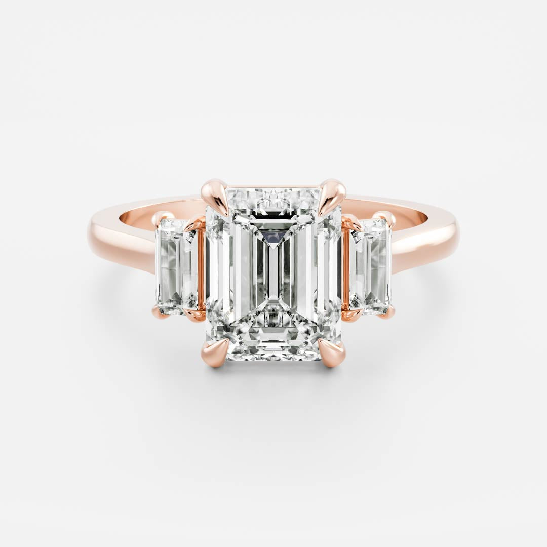 Solitaire- 1.0 CT Oval Moissanite Engagement Ring
