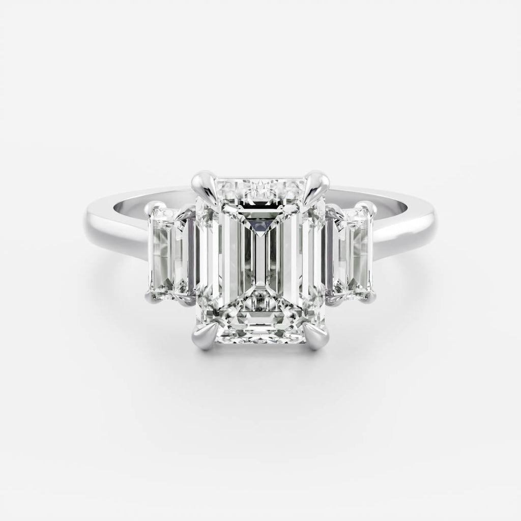 Solitaire- 1.0 CT Oval Moissanite Engagement Ring