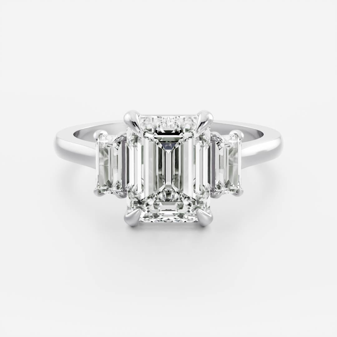Solitaire- 1.0 CT Oval Moissanite Engagement Ring